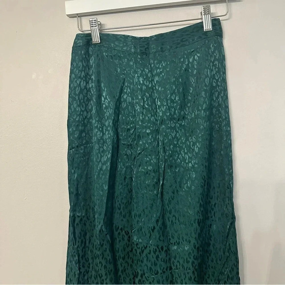 L*Space Harlow Pant In Ultramarine Emerald Green Leopard Print NWT - Picture 11 of 13